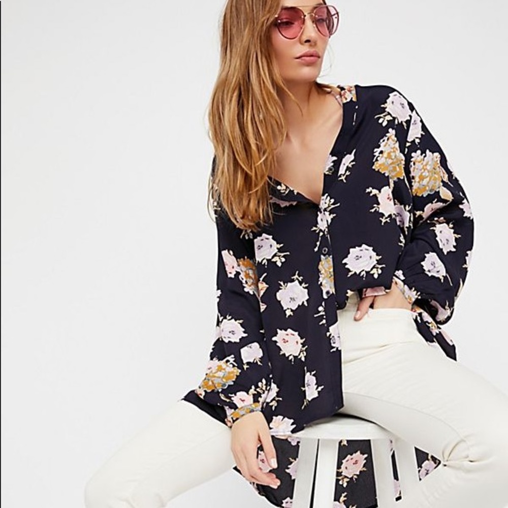 Free People Julia Blouse